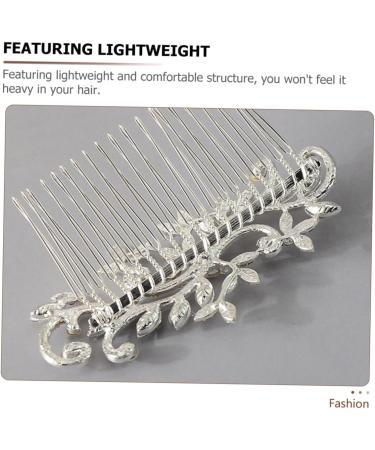 MAGICLULU Wedding Hair Clips for Brides Wedding Hair Comb Wedding Hair Accessories Gold Decor Wedding Decor Hair Combs for Women Accessories Rhinestone Hair Combs Hair Side Comb - Buy Online on GoSupps.com