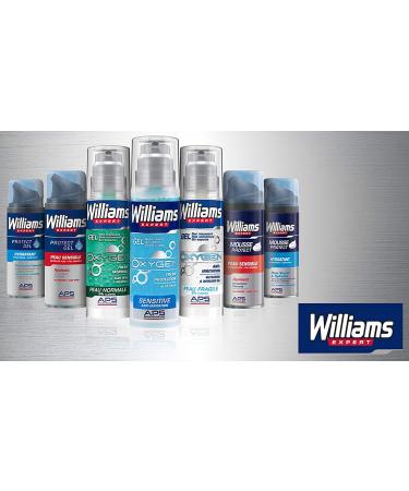  Williams Williams Oxygen Shaving Gel for Sensitive Skin Protective Non-Foaming Formula for a Close Shave Anti-Irritation (Pack of 3) - Buy Online on GoSupps.com