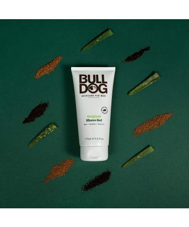Bulldog Men's Skincare Original Shave Gel - 5.9 oz, 2-Pack | Best Shaving Gel for Men - Buy Online on GoSupps.com