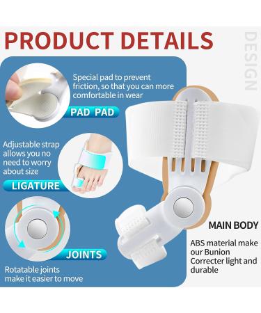 Best Bunion Corrector - Orthopedic Splint for Hallux Valgus & Hammer Toe - Men & Women Night Use - Buy Online on GoSupps.com