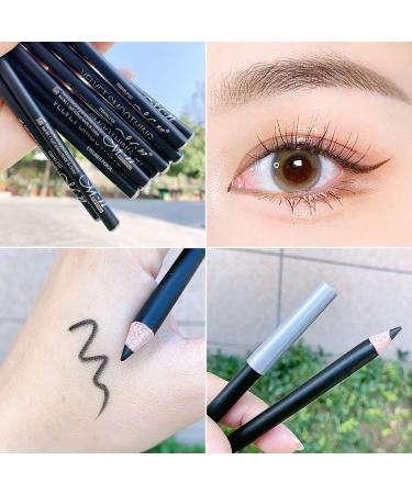 12 Piece Kajal Set - Intense Black Eyeliner Pencils for Matte Clear Lines | Linble Eyeliner Collection - Buy Online on GoSupps.com