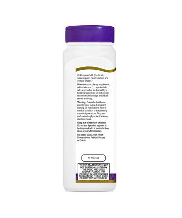 21st Century CoQ10 200 mg | 120 Capsules - Support Heart Health & Energy - Buy Online on GoSupps.com