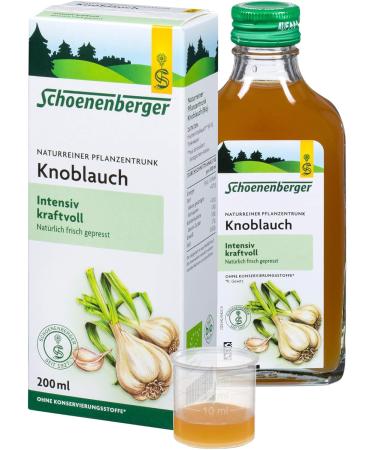 Garlic Natural Plant Extract by Schoenenberger - Pure Herbal Health Supplement for Immune Support & Wellness - Buy Online on GoSupps.com