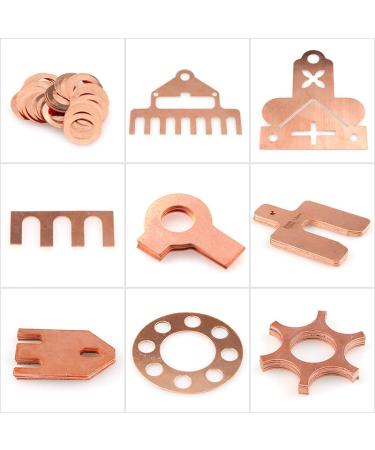 YebiO Pure Copper Tape Copper Skin Copper Foil Copper Skin Copper Sheet Grounding Copper Tape Grounding Copper Skin Red Copper Strip/1Mm*10Mm*1000Mm - Buy Online on GoSupps.com
