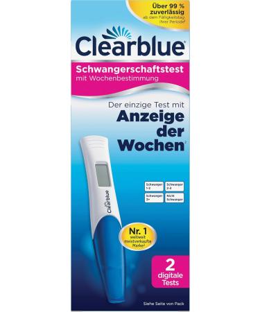 Clearblue Pregnancy Weekly Pills 2 Pack - Wick Pharma/Procter & Gamble - Fast International Shipping - Buy Online on GoSupps.com