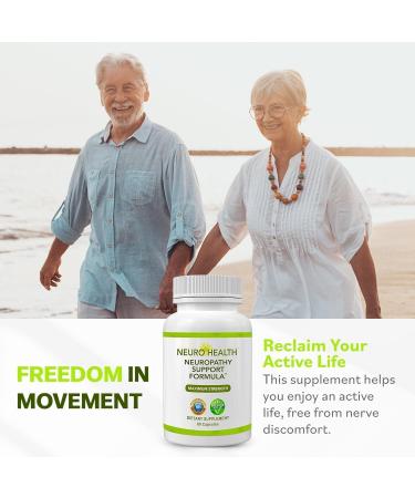 Neuro Health Nerve Support Formulawith B Vitamins & Alpha Lipoic Acid & Miracle Nerve Cream for Neuropathy - Maximum Strength Turmeric & Arnica Blend for Comprehensive Neuropathy Support (Combo Pack) - Buy Online on GoSupps.com
