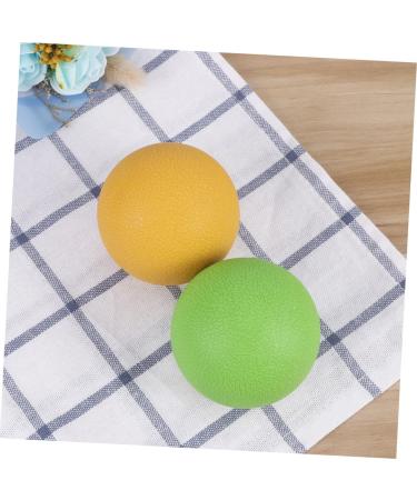 Garneck 2pcs Green Yoga Massage Balls - Foot Fascia Relief & Fitness Tool - Buy Online on GoSupps.com
