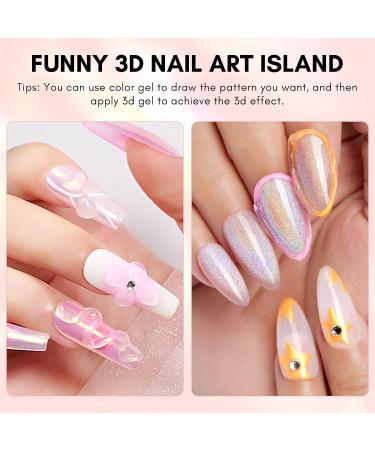Makartt Nail Rhinestone Glue & 3D Gel Kit | Strong Adhesive for Nail Art | DIY Nail Decoration - Buy Online on GoSupps.com