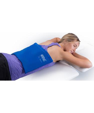 Chattanooga ColPac Reusable Gel Ice Pack - Blue Vinyl - 11x14 Inch - Cold Therapy for Pain Relief - Knee Arm Elbow Shoulder Back - Pack of 1 - Buy Online on GoSupps.com