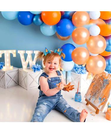 4PCS Blue Glitter Dog Ear Hair Bow Clips for Girls | Cute Hair Accessories for Toddlers | Perfect for Birthday Parties - Buy Online on GoSupps.com