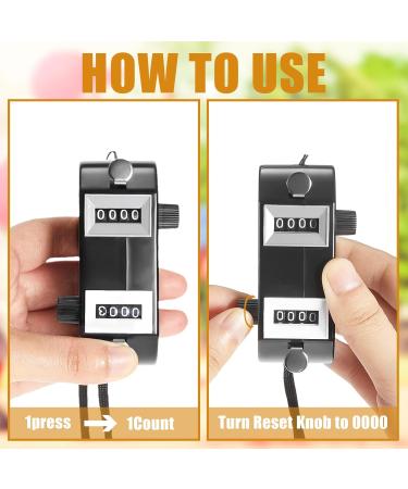 Flutesan 2-Piece Dual Pitch Counter Set - Black Handheld Score Tracker for Baseball Umpires and Scorekeepers - Buy Online on GoSupps.com