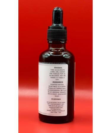 Mens Wellness Tonic 2.0 - Herbal Remedy Blend for Muscle Growth & Energy Support | Alcohol-Free Herbal Supplement - Buy Online on GoSupps.com