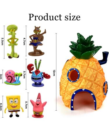 Lacets 7 PCs Aquarium Decoration - Pineapple Ornaments for Fish Tanks & Underwater Landscapes | International Shipping - Buy Online on GoSupps.com