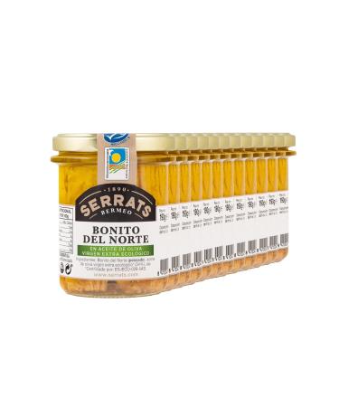 SERRATS 12 Pieces Bonito del Norte del Cant brico in Organic Extra Virgin Olive Oil 190g