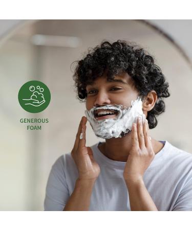 Bambaw Men's Shaving Soap 2.5 oz - Green Clay & Shea Butter Shave Bar | Skin Protection | Natural & Palm Oil Free | Rosemary Scent - Buy Online on GoSupps.com