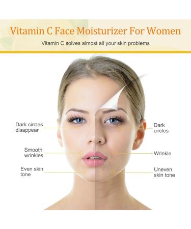 Shop Vitamin C Cream - Anti-Aging Face Moisturizer with Hyaluronic Acid & Niacinamide for Wrinkle Reduction | International Shipping - Buy Online on GoSupps.com