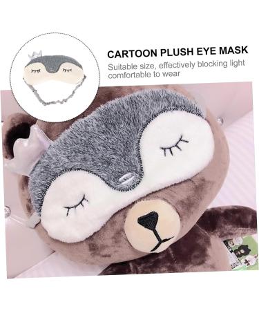Mobestech 2 Pcs Cartoon Animal Eye Patch - Cute Bunny Satin Sleep Masks for Comfortable Travel & Sleep - Buy Online on GoSupps.com