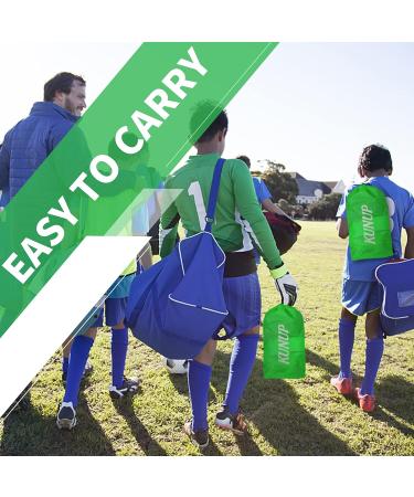 Kunup Kids Soccer Goals Set - 2 Portable 6x4FT Nets with Carrying Bag | Outdoor Indoor Backyard Soccer Practice - Buy Online on GoSupps.com
