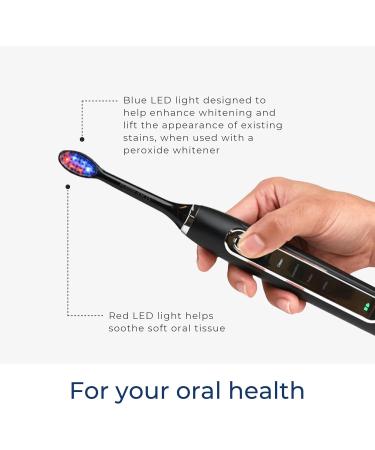 PerioSciences LED Electric Toothbrush | Rechargeable Sonic Toothbrush with Light Therapy for Teeth Whitening | Optimal Oral Care - International Shipping Available - Buy Online on GoSupps.com
