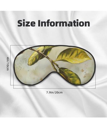 Buy SSIMOO Lemon Fruit Soft Sleep Eye Mask - Breathable Travel Eye Patch for Women - Perfect Relaxation & Comfort - Buy Online on GoSupps.com