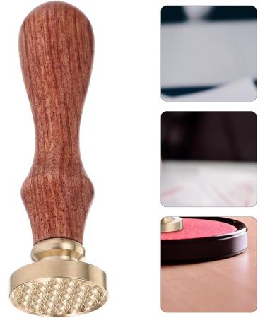 Outil de Pressage pour Fard Paupi res 1 Pi ce Tampon Motif Rond Manche en Bois Naturel Joint Tridimensionnel Transparent Accessoire Maquillage DIY pour Blush et Poudre - Buy Online on GoSupps.com