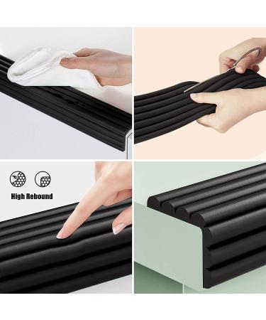 Extra-Wide Edge Protector for Baby - 12.5ft Black | 3M Adhesive | Babyproofing Foam Padding for Table, Desk, Furniture - Buy Online on GoSupps.com
