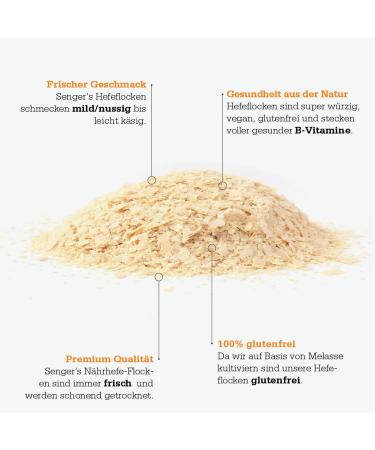 Buy Yeast Flakes - Nutritional Vegan and Gluten-Free Yeast from Austria (1 kg) | Premium Quality for Healthy Cooking - Buy Online on GoSupps.com
