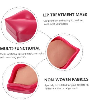 FRCOLOR 40Pcs Lip Mask Lip Peeling Lip Masks Repairing Moisturizing Lip Reduces Lip Lines Masks Lip Sleeping Masks Sleeping Lip Masks Balm Nonwoven Fabric Care Full - Buy Online on GoSupps.com