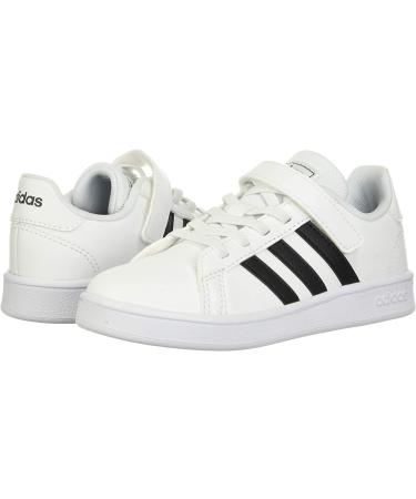 adidas Grand Court Tennis Shoe Toddler 6 Toddler - White/Black/White - Buy Online on GoSupps.com