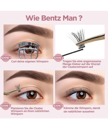 QUEWEL 16mm Eyelash Clusters - 72 PCs Soft Individual False Eyelashes for DIY Extensions | Perfect for Personal Make-Up - Buy Online on GoSupps.com