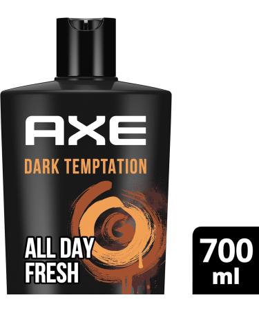 Unilever Germany Ax Dark Temptation 3in1 shower gel & shampoo for longlasting freshness and fragrance after showering dermatologically tested 700 ml - Buy Online on GoSupps.com