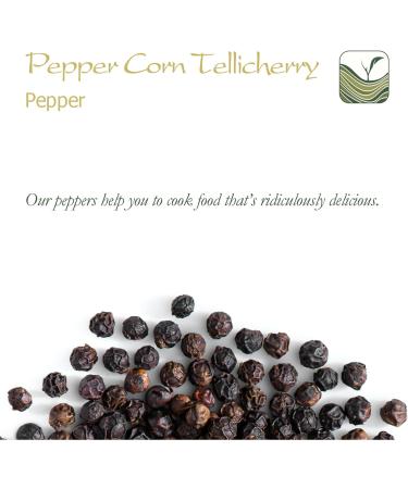 Organic Tellicherry Black Peppercorns for Grinder - Premium 100g Peppercorn Pack - Buy Online on GoSupps.com