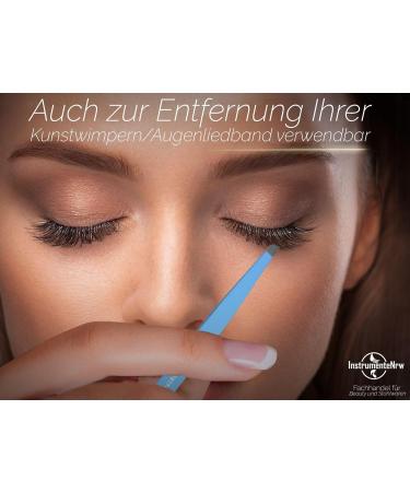 Diagonal Light Blue Eyebrow Tweezers - Easy Hair Removal | Precision Tweezers for Perfect Brows | 1 Piece - Buy Online on GoSupps.com