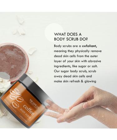 THE LOVE CO. Coffee Body Scrub Exfoliating & Nourishing for Dry & Normal Skin 100g | International Shipping Available - Buy Online on GoSupps.com