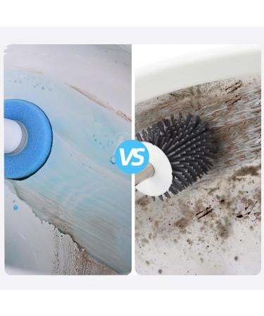 YUKORT Disposable Toilet Bowl Cleaning System with 60 Toilet Brush Refills 3-Scent Mix White One Size One Size White - Buy Online on GoSupps.com