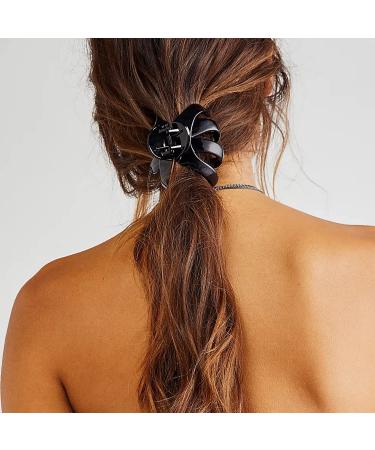 4PCS Extra Large Hair Clips for Thick Hair - Big Octopus Hair Clip for Women Girls - Premium Strong Hold Hair Claw Clips in Black, Red, Yellow & Transparent - Buy Online on GoSupps.com