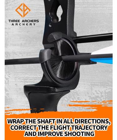 THREE ARCHERS Archery Arrow Rest: Compound & Recurve Bow Hunting Brush Capture - Buy Online on GoSupps.com