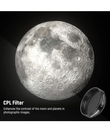 Neewer 1.25 Telescope Moon & CPL Filter + 5 Color Filters Set for Enhanced Lunar & Planetary Observation - Buy Online on GoSupps.com