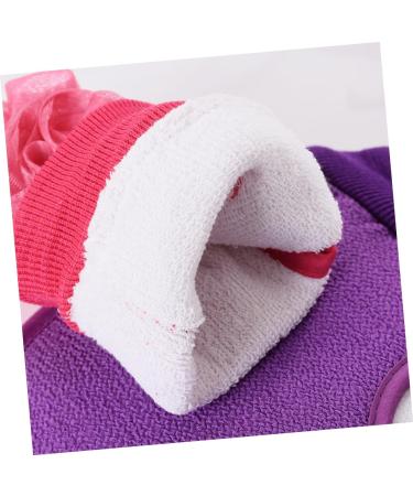 FOMIYES 6 Pcs Spa Gloves & Exfoliating Body Scrub Mesh Pouf - Comfortable Shower Ball & Gauntlet Mittens for Ultimate Bath Experience - Buy Online on GoSupps.com