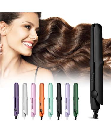 Mini Dual Purpose Curling Iron - Portable 2-in-1 Ceramic Curler & Flat Iron | Cordless Travel Hair Wand for All Hair Types - Buy Online on GoSupps.com