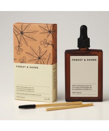 Organic Castor Oil for Hair Growth, Eyebrows, Eyelashes & Skin - 100% Natural Hair Tonic - Buy Online on GoSupps.com