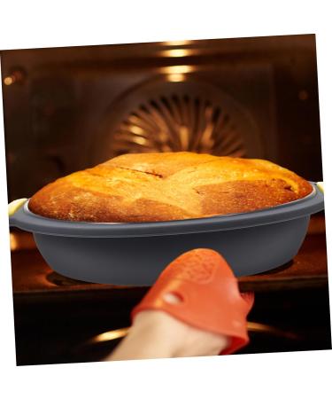 HOMSFOU 5pcs Silicone Cake Mold Square Silicone Mold molds for Chocolate Bread Mold molde para gelatina Round Baking Pans Cake pan Bakery Bread pan Baking pan Embedded Silica Gel Pudding Grey2x5pcs 29X5CMx5pcs - Buy Online on GoSupps.com