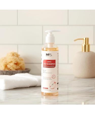 Made For Locs Vegan Apple Cider Vinegar Shampoo - 8 oz | Sulfate-Free Natural Cleanser for Healthy Locs - Buy Online on GoSupps.com