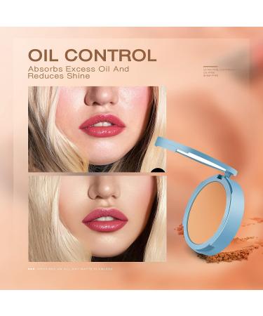 Oil Control Matte Pressed Powder | Waterproof Long Lasting Finishing Powder - 03 Pure Beige - Buy Online on GoSupps.com