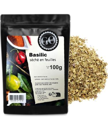 LA PLANTIGO Dried basil in leaves 100 g - LA PLANTIGO