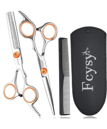 Hair scissors Effy scissors set fcysy professional haircutting scissors scissors hair scissors hairdresser effective scissors hairdresser hairdresser hairdresser hairdresser set for women men dog orange orange hair scissors