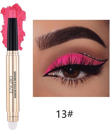 Eye Shadow Sticks - 6 Colors Makeup Eyeshadow Pencil Crayon Waterproof Long Lasting Cream Eye Shadow Pencil Makeup Eye Shadow Highlighter Stick for Women Girls Pochy C(13# 18#) - Buy Online on GoSupps.com