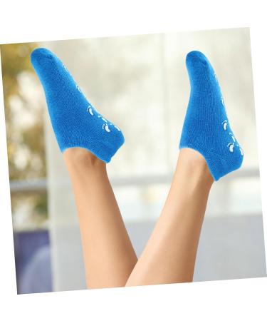 FRCOLOR 2 Pairs Gel Socks Moisturizing Socks Foot Covers Cotton Yarn Socks Spa Socks Gel Foot Sleeves Care Essential Oil Women's Socks Nursing Socks Miss Foot Socks Vegetable Gel 22x10x1cm - Buy Online on GoSupps.com