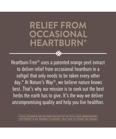 Nature's Way Heartburn Free 10 Softgels - Lasting Relief - Buy Online on GoSupps.com