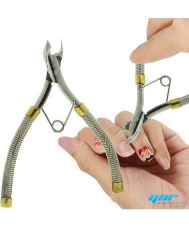 YNR Professional Grade SS Cuticle Nail Nipper. Scissors Style Trimmer Design. Nail Art Clipper with Polished Steel Finish Durable Manicure Tools & Cuticle Clippers for Manicure - Buy Online on GoSupps.com
